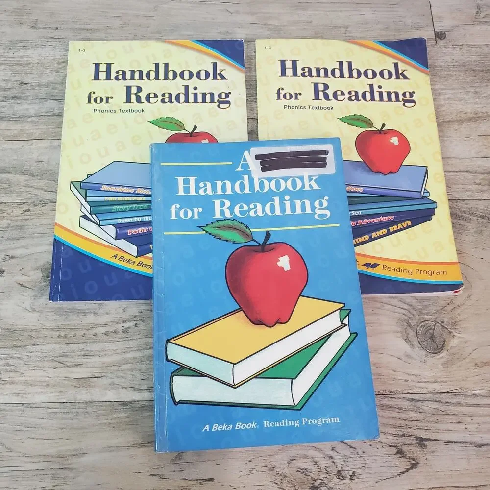 A Beka Book HANDBOOK FOR READING Lot Of 3 Third Edition, First Grade Homeschool